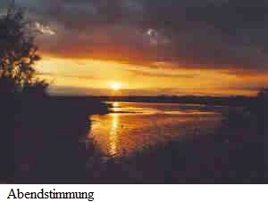 Sonnenuntergang in Frankreich