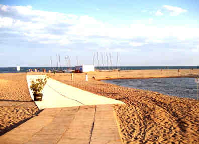 Sandstrand S�dfrankreich, Portiragnes Plage